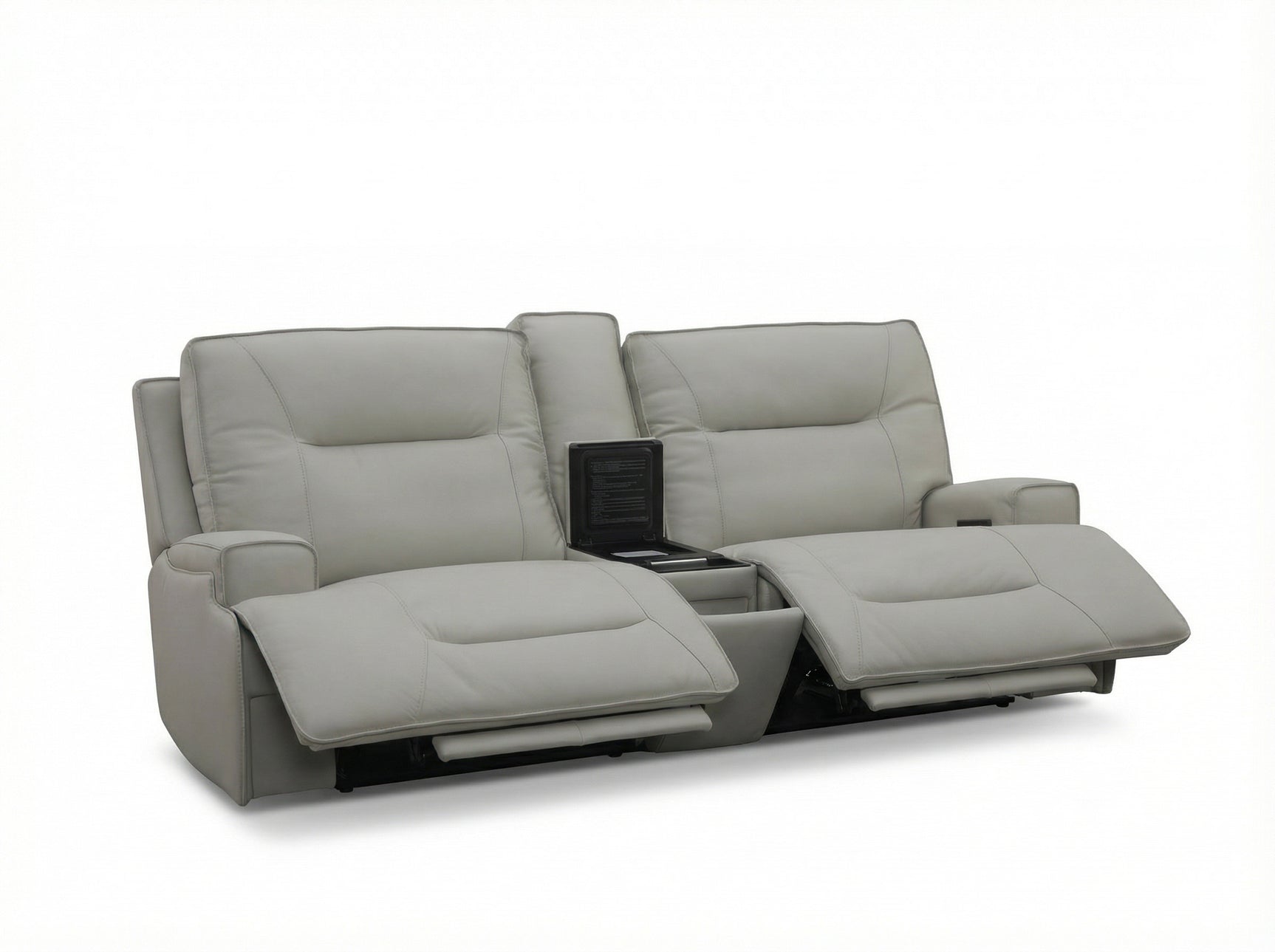 Atlas Fog 2-Piece Power Reclining Sofa Set