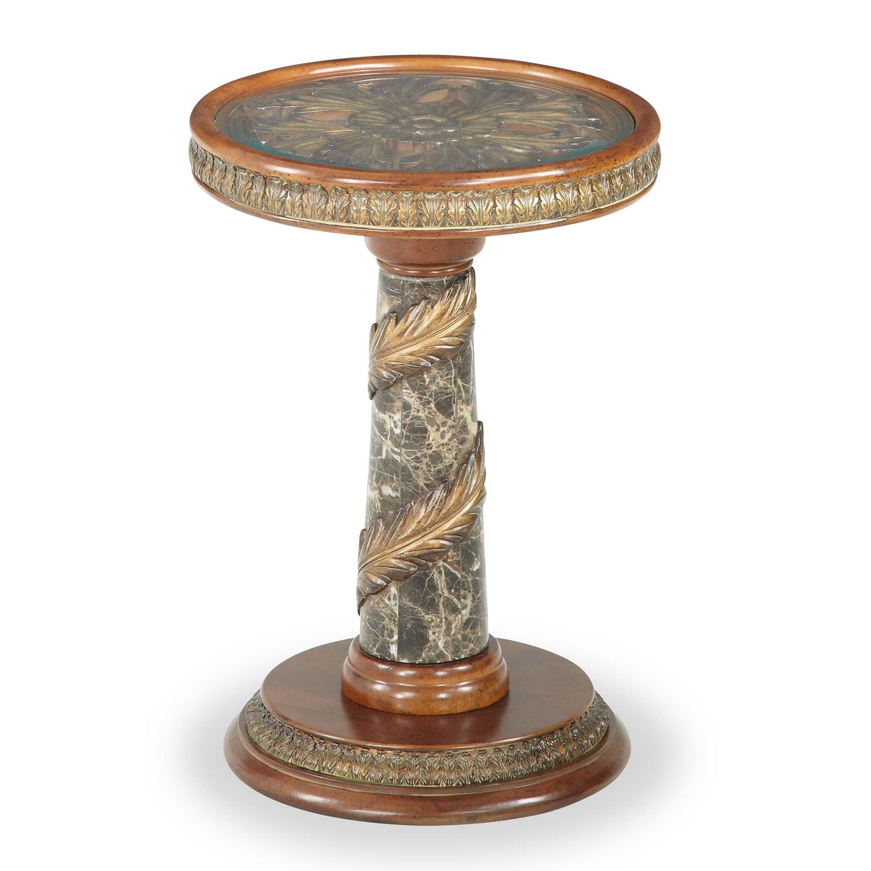 Villa Valencia Classic Chestnut Chairside Table