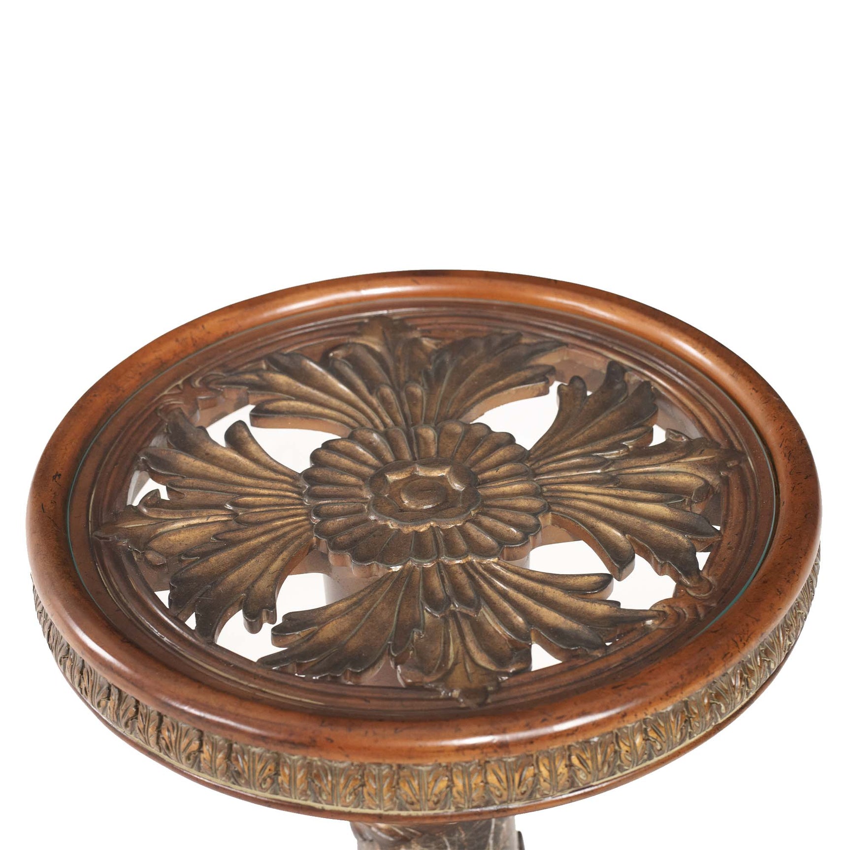 Villa Valencia Classic Chestnut Chairside Table