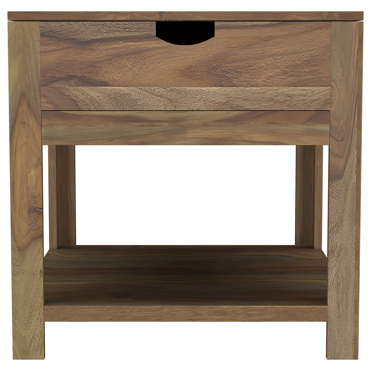Esther Natural 2-Piece Solid Sheesham Coffee And End Table Set