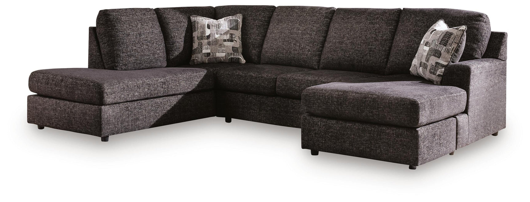 Coralene Onyx 2-Piece Sectional with Left-Arm Facing Chaise (Online Special Price)
