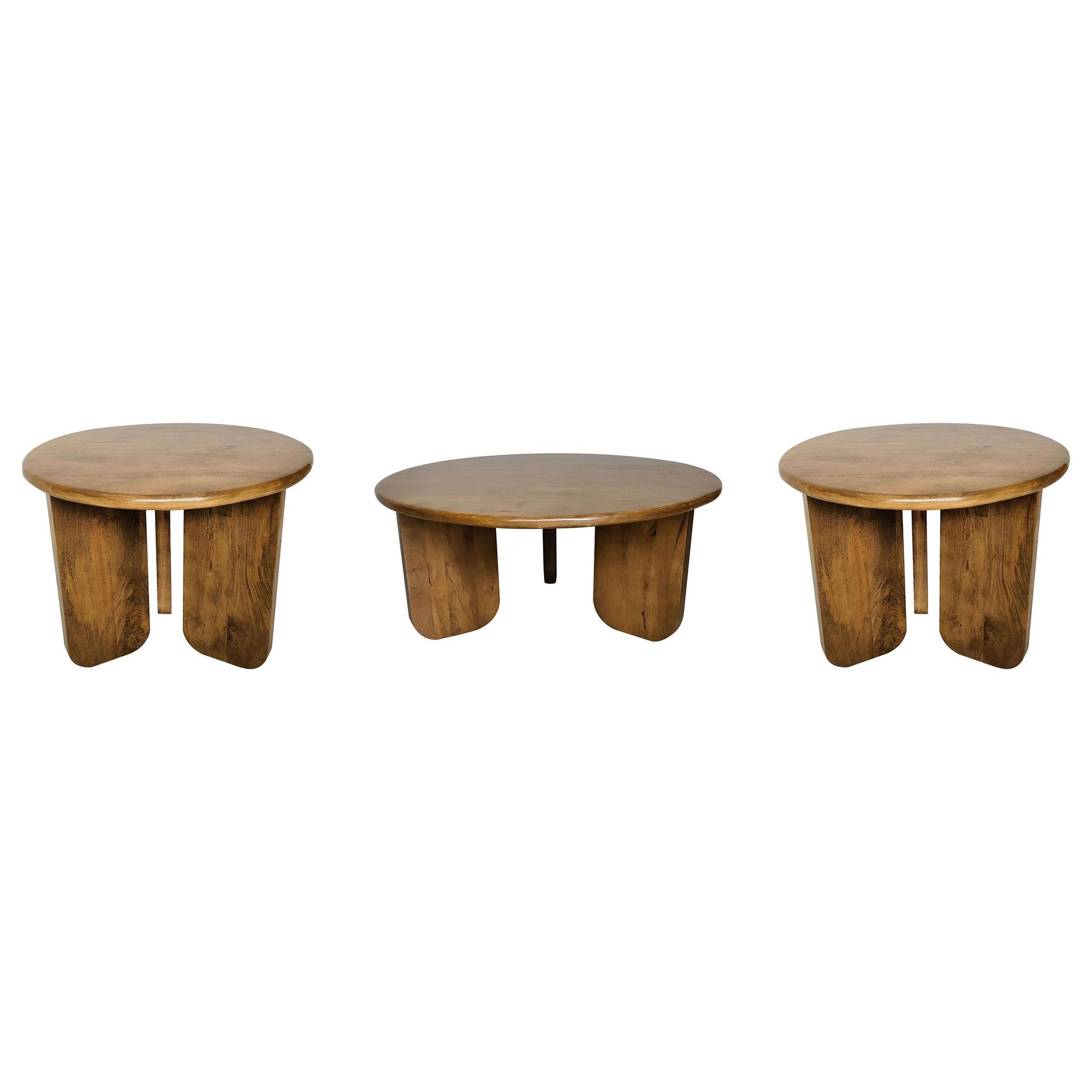Dale Honey Mango Coffee Table Set