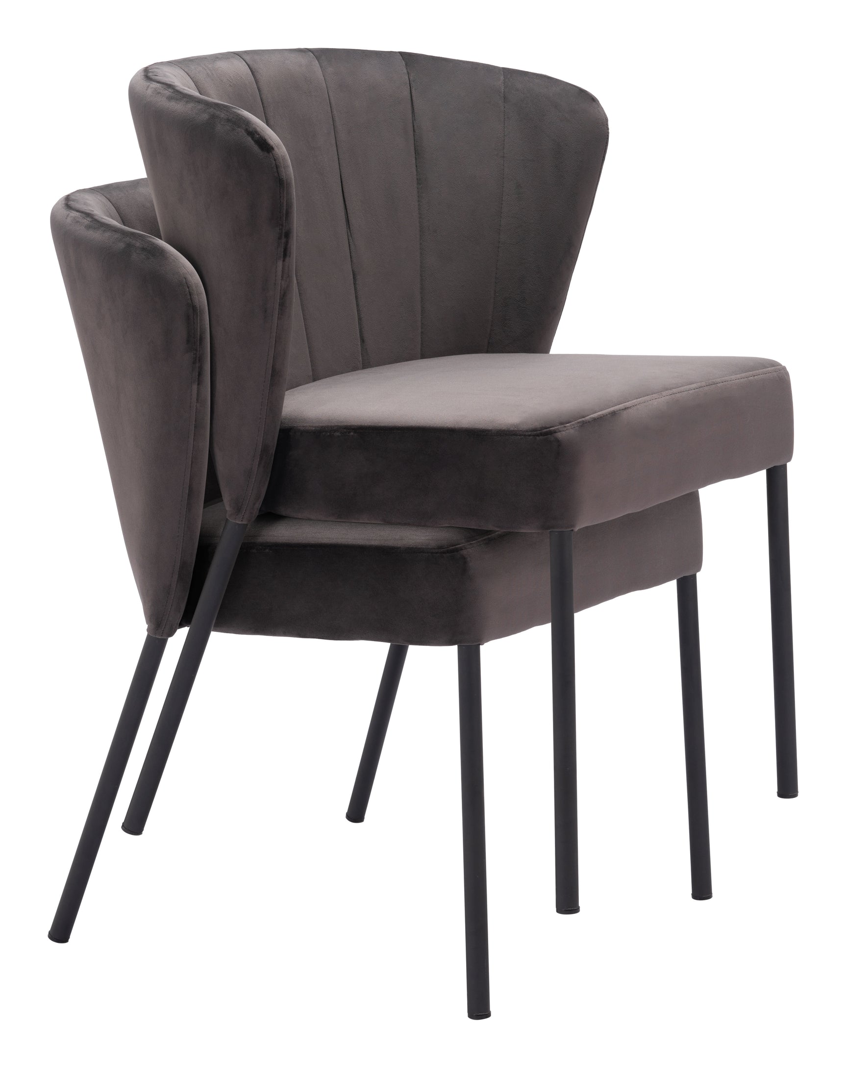 Aimee Gray Dining Chair (Set of 2)