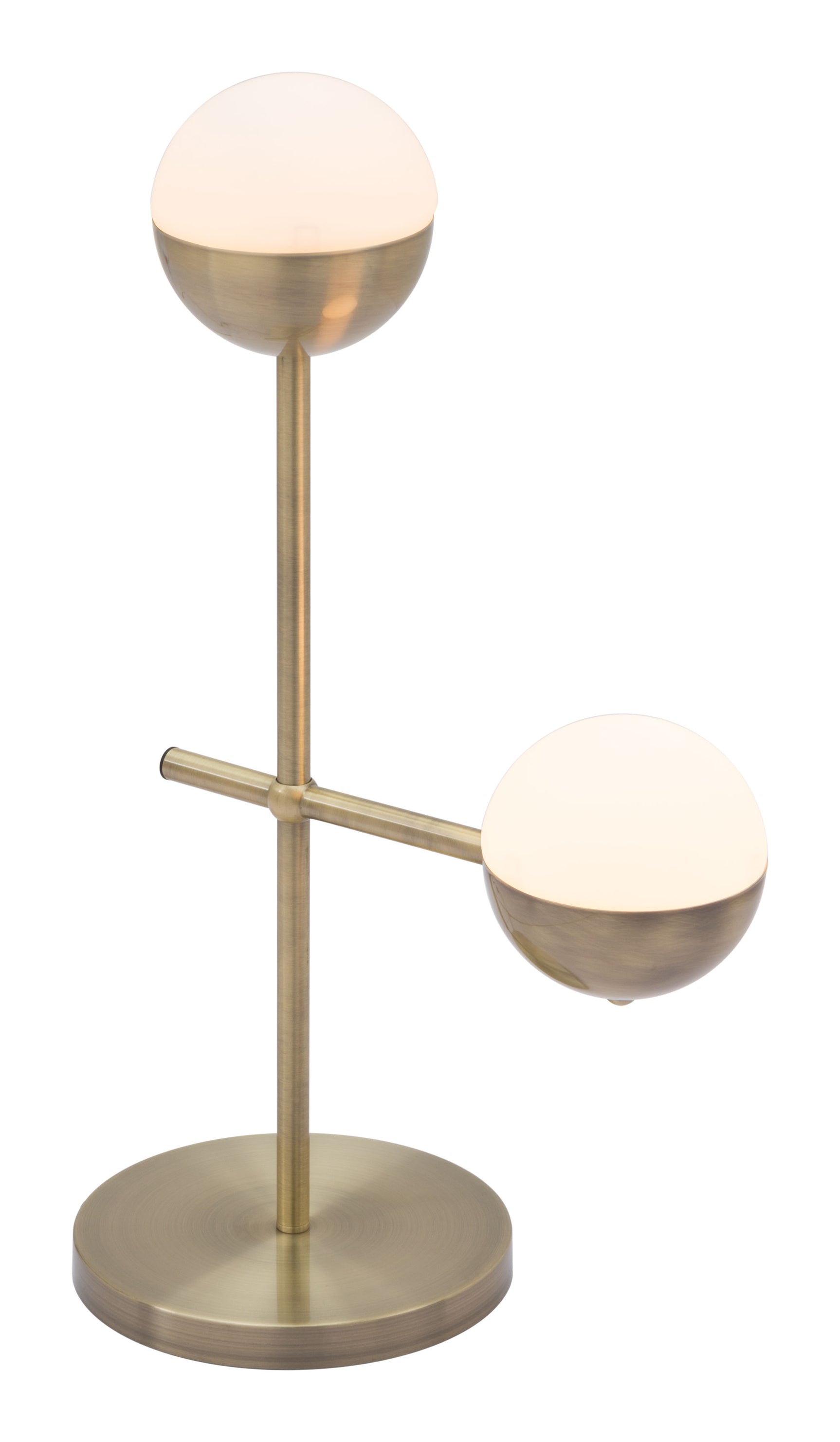 Waterloo White & Bronze Table Lamp