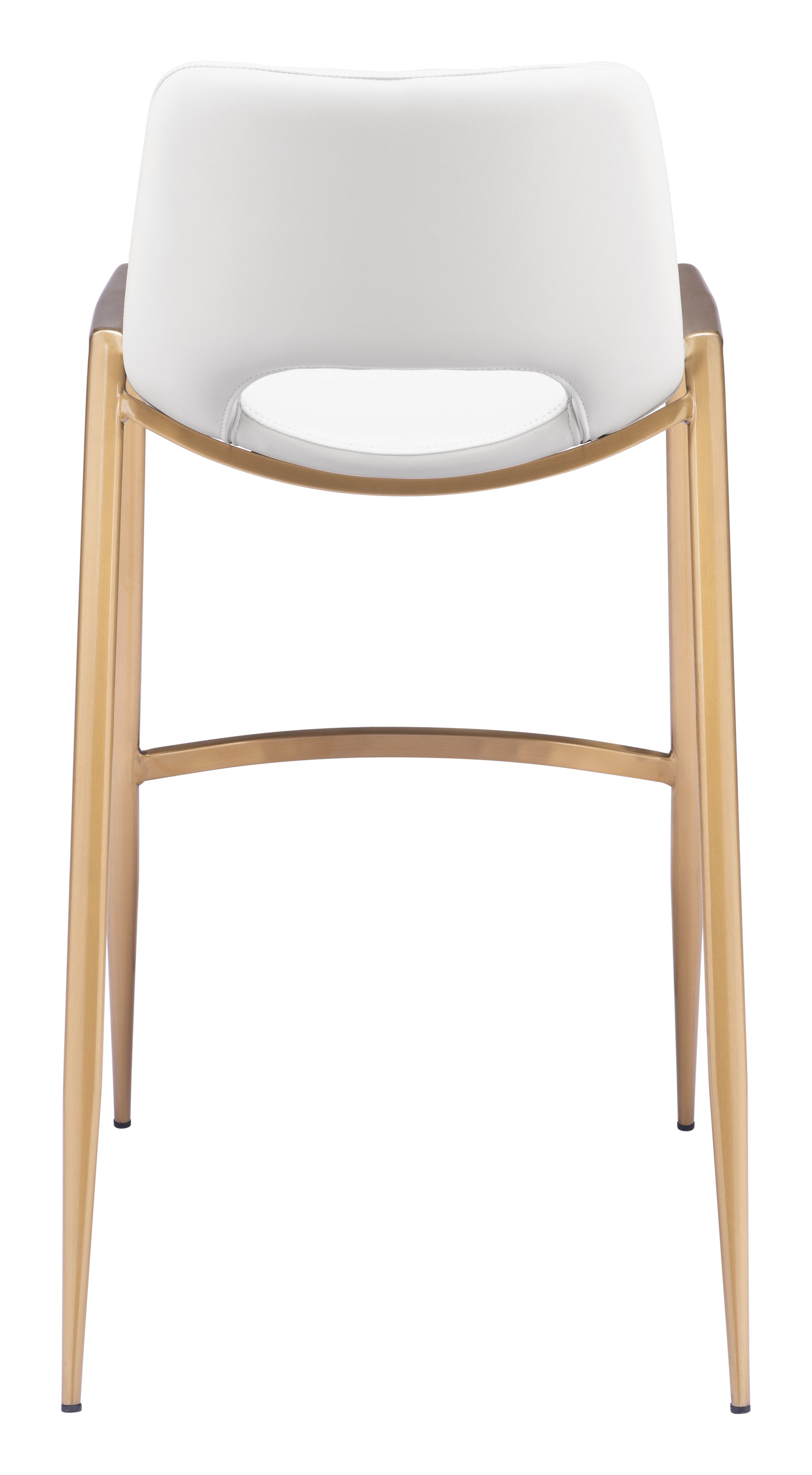 Desi White & Gold Barstool (Set of 2)
