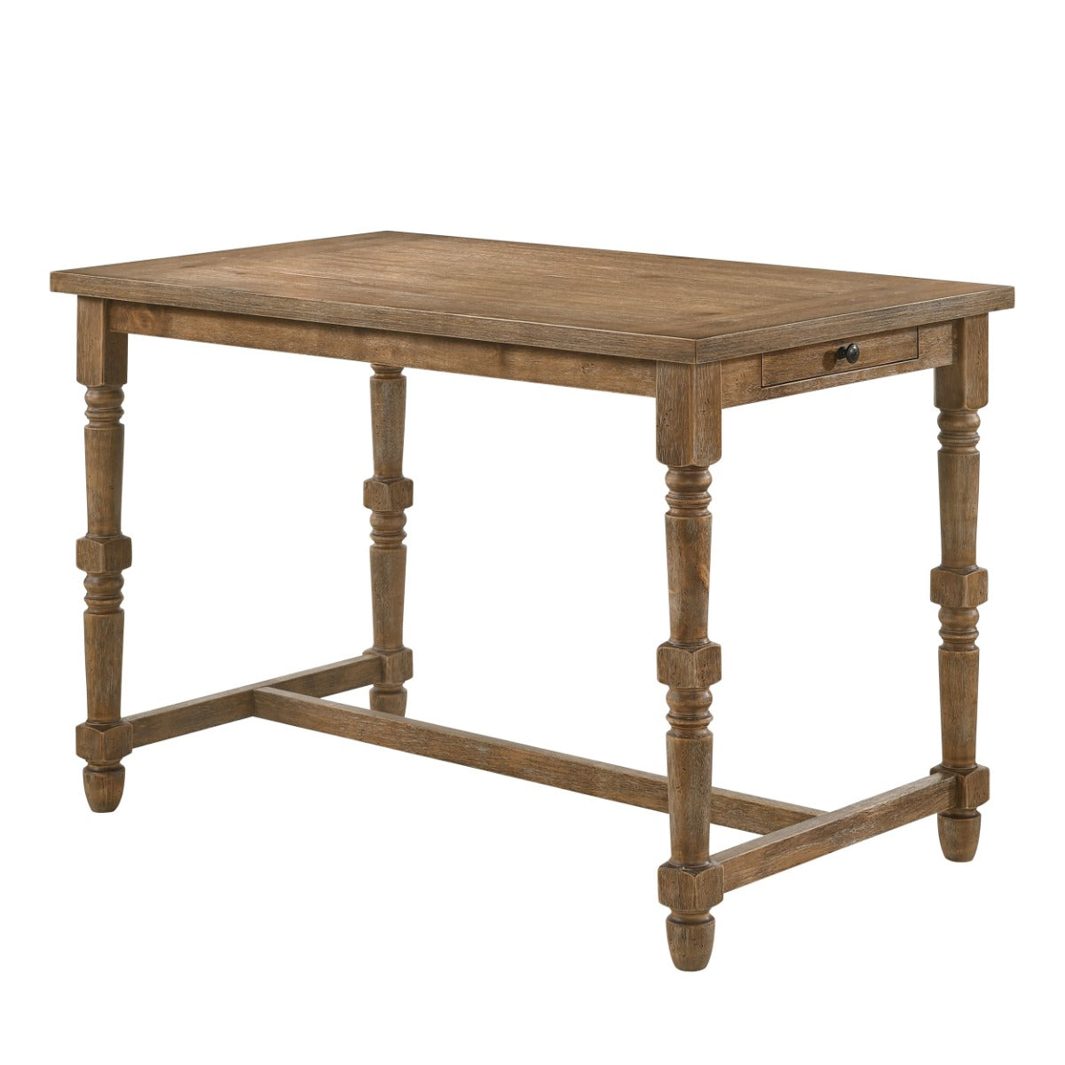 Farsiris Weathered Oak Counter Height Table