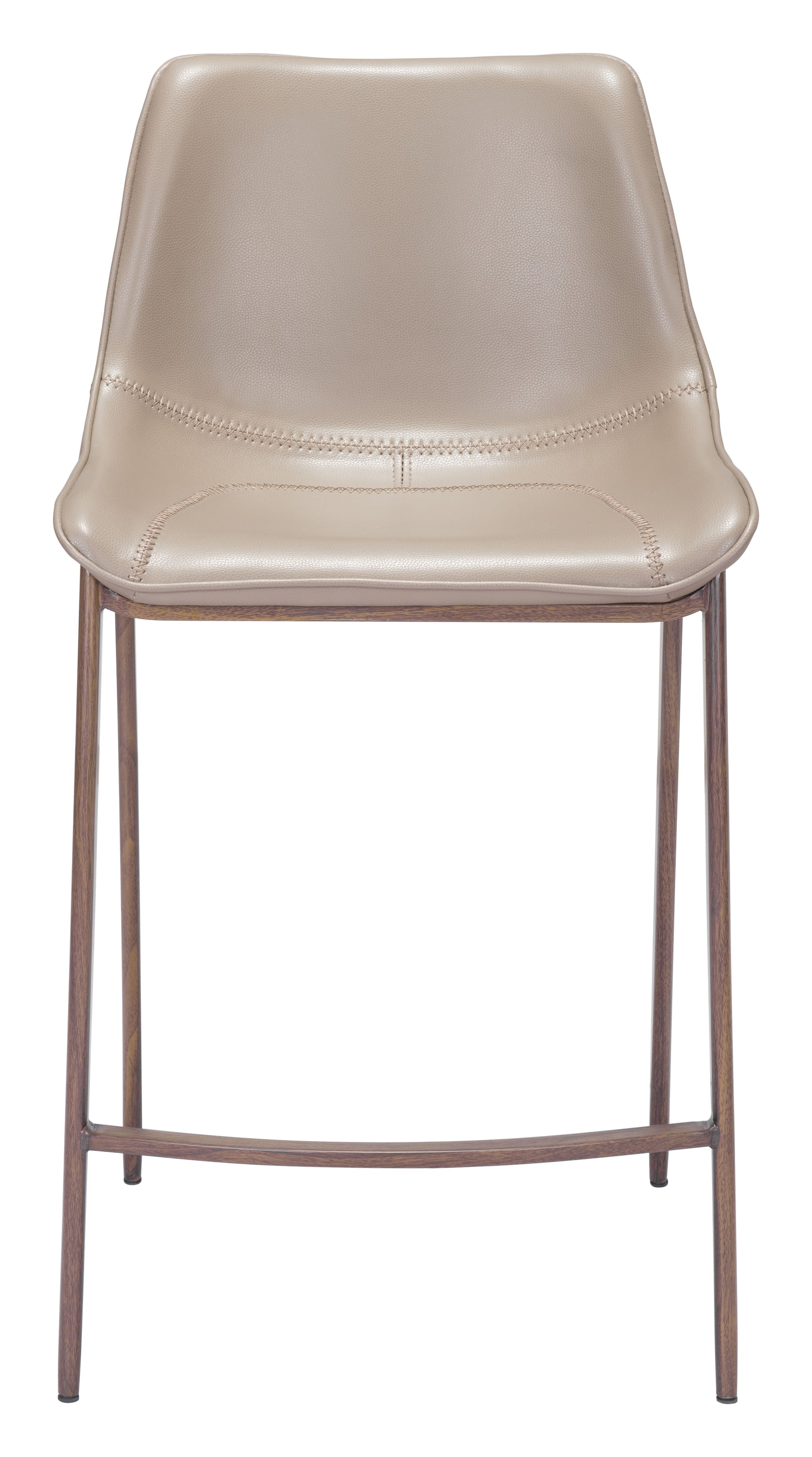 Magnus Brown & Walnut Counter Stool (Set of 2)