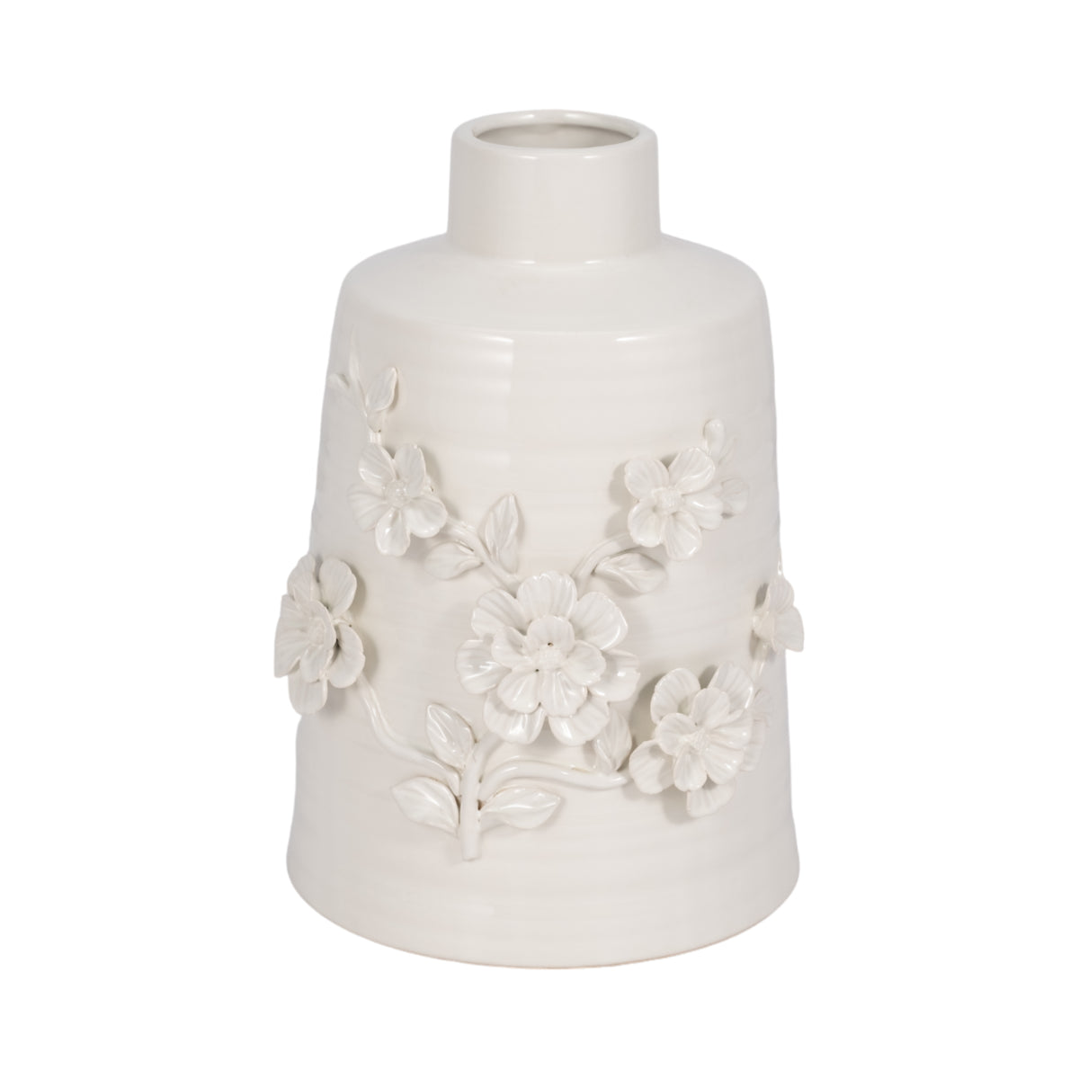 Clovervale White Vase