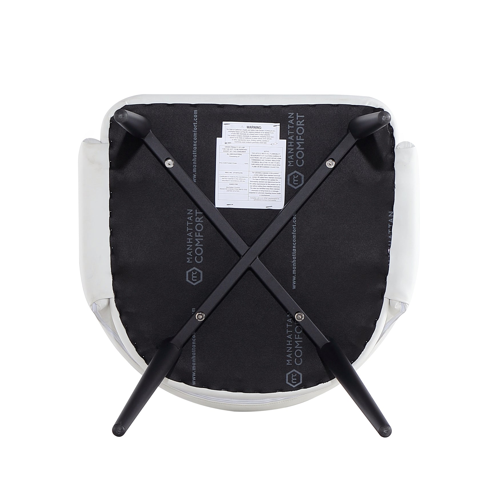 8-Piece Tremont Dining Chair in White - Ornate Home