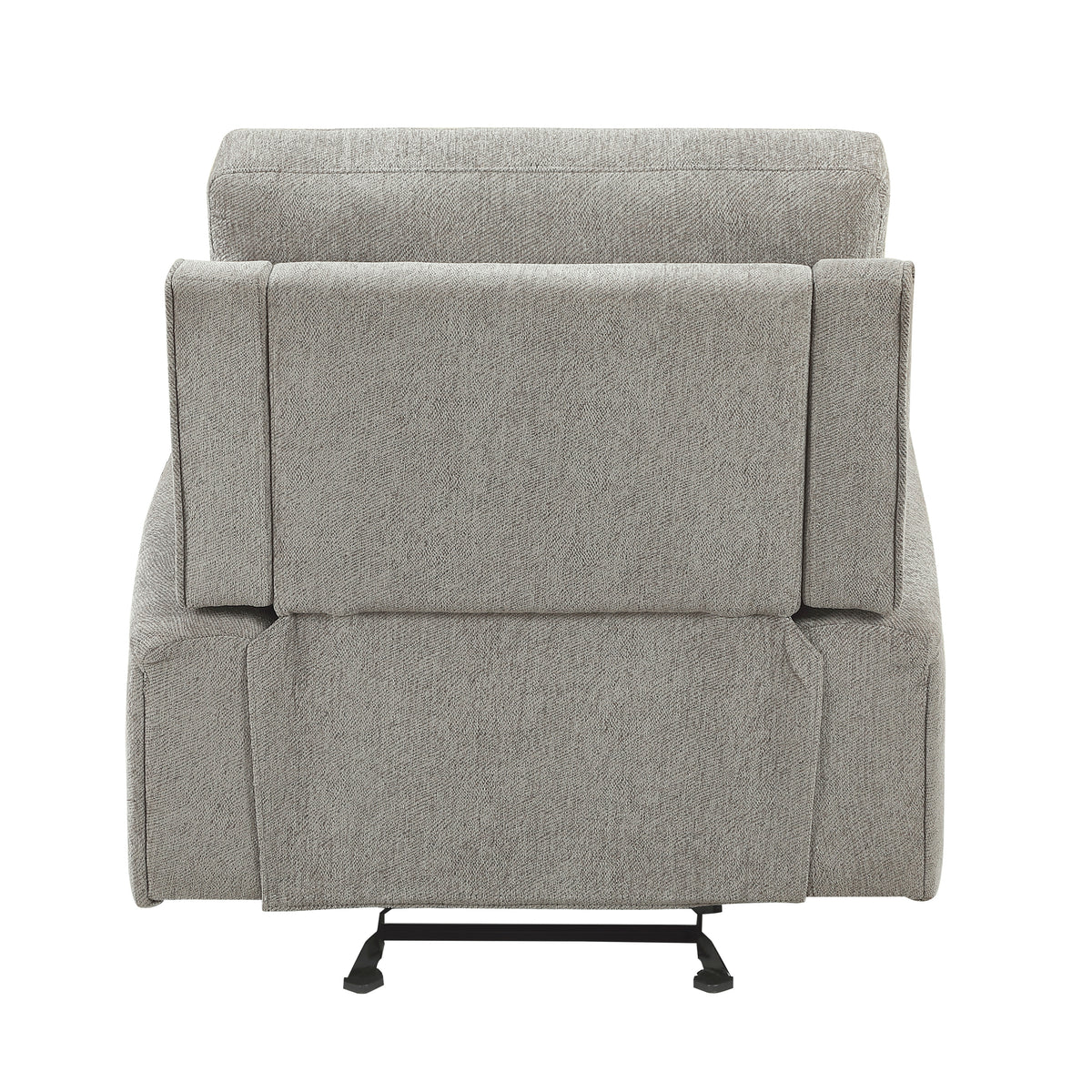 Plume Silver Glider Reclining Chair