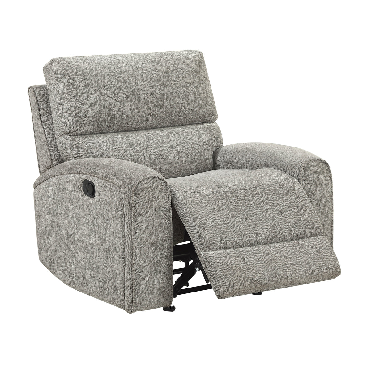Plume Silver Glider Reclining Chair