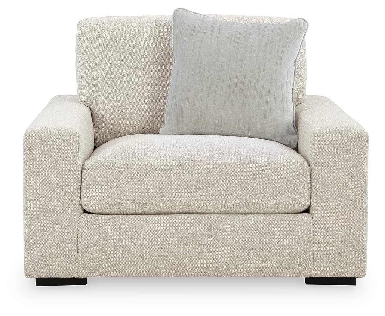Evanley Linen Oversized Chair