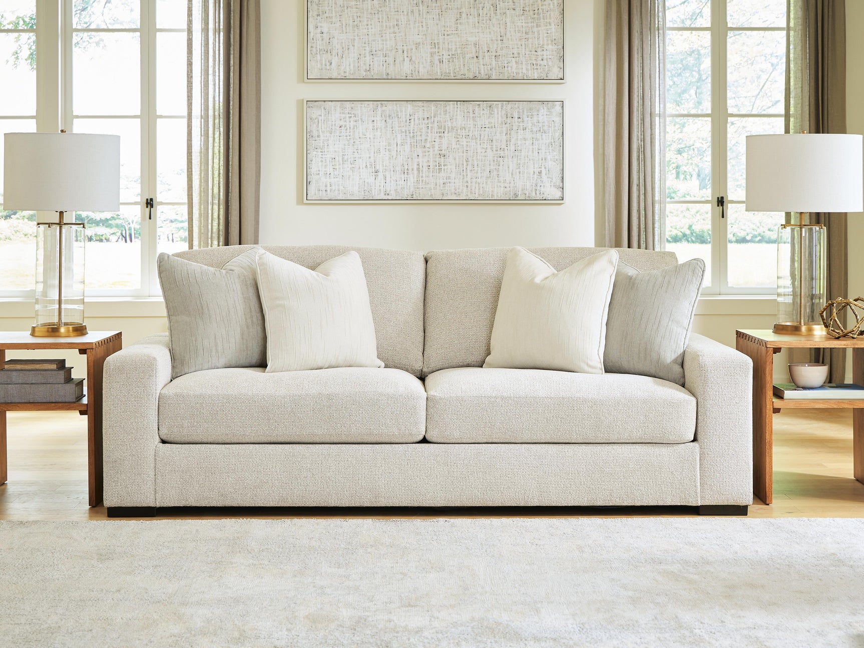 Evanley Linen Sofa