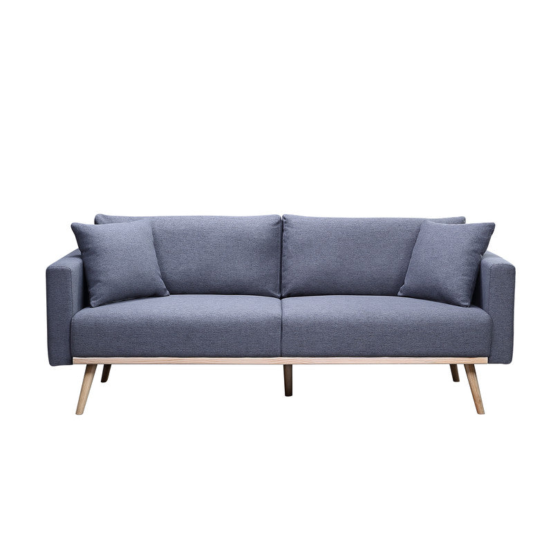 Easton Dark Gray Linen Sofa & Loveseat Set