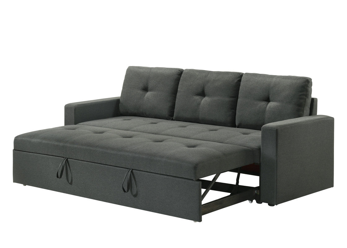 Burleigh Dark Gray 83.5"W Fabric Sleeper Sofa
