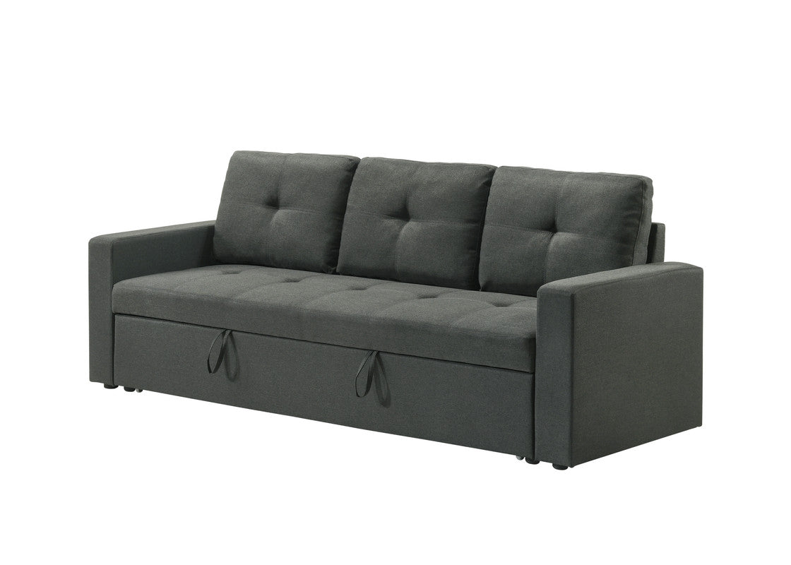 Burleigh Dark Gray 83.5"W Fabric Sleeper Sofa