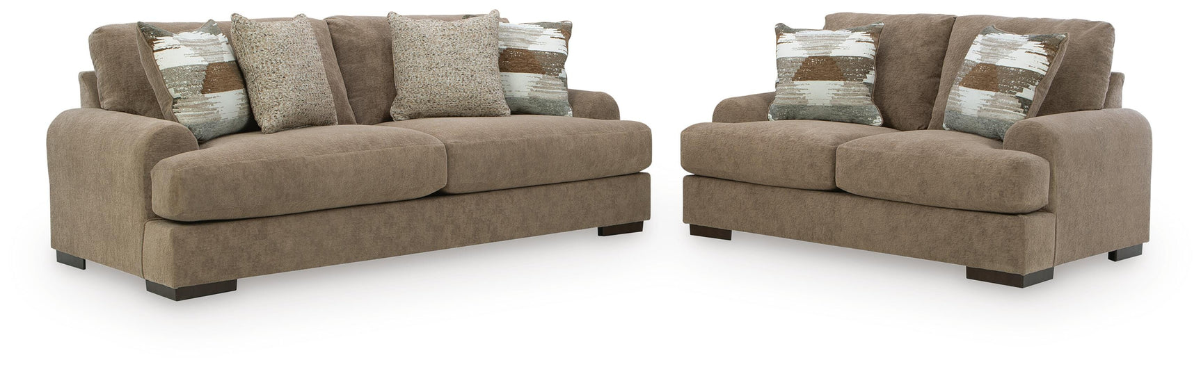 Jayne Park Sand Sofa and Loveseat