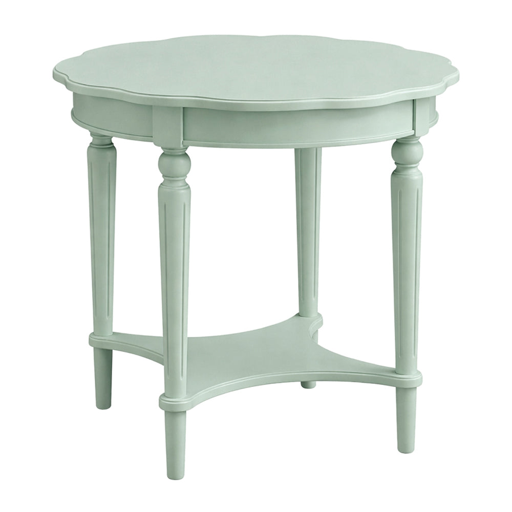 Fordon French Antique Gray Green End Table