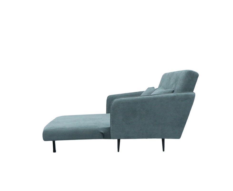 Lawson Gray 61"W Fabric Convertible Sleeper Loveseat