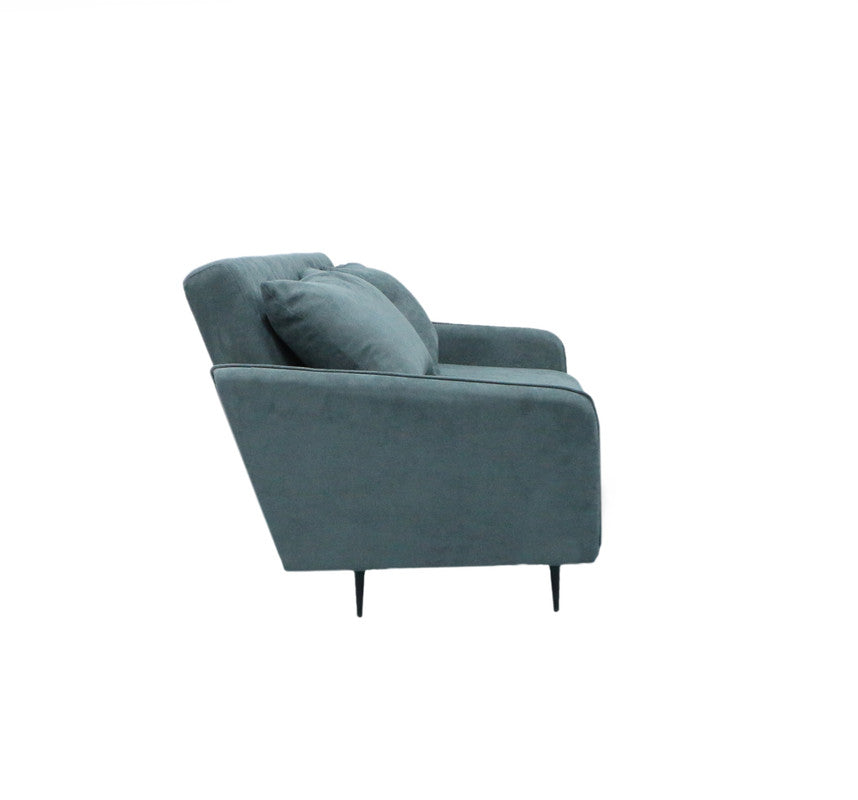 Lawson Gray 61"W Fabric Convertible Sleeper Loveseat