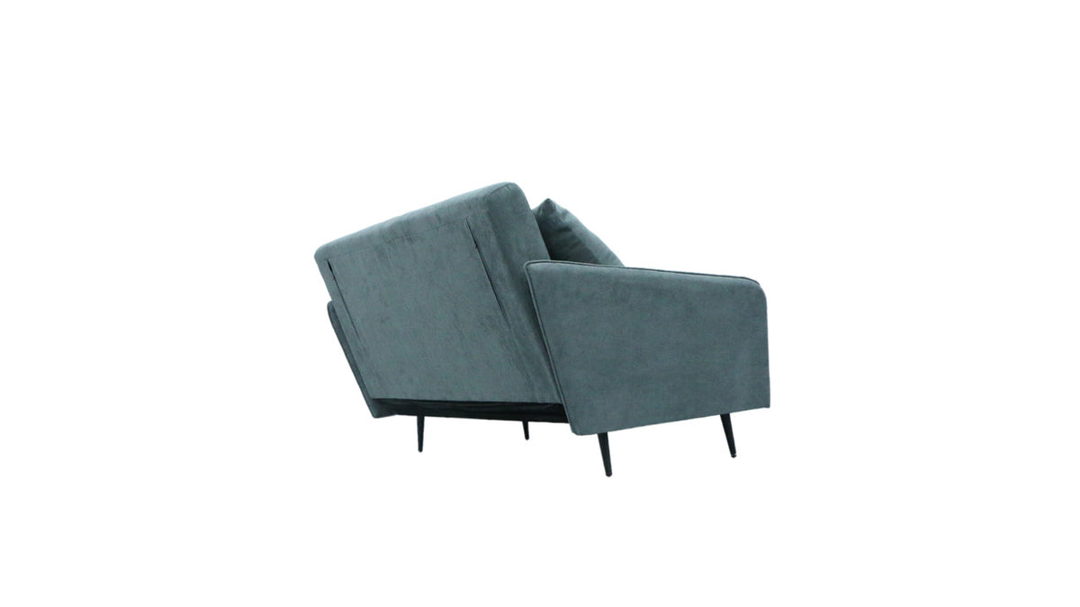 Lawson Gray 61"W Fabric Convertible Sleeper Loveseat