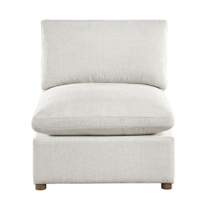 Annex Beige Armless Chair