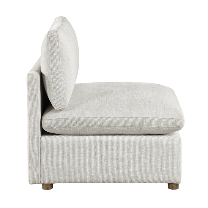 Annex Beige Armless Chair