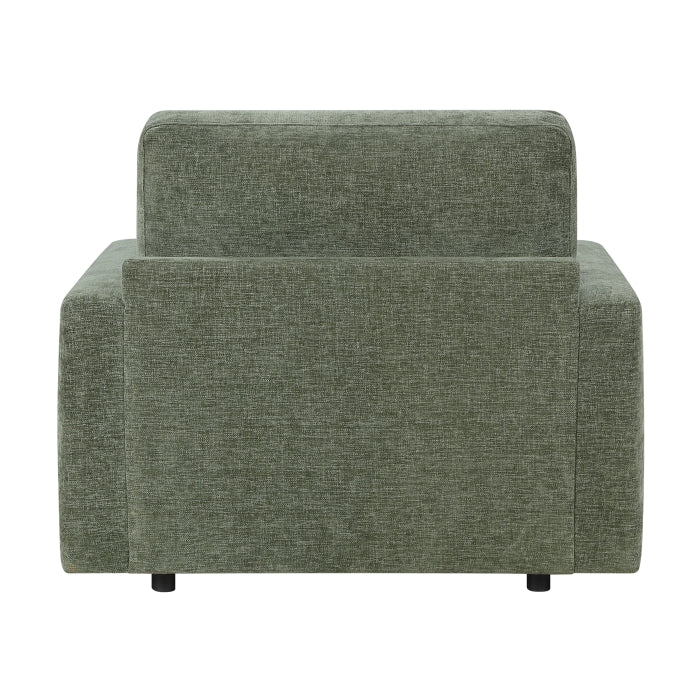 Cumulus Green Convertible Sleeper Chair With Charging Ports