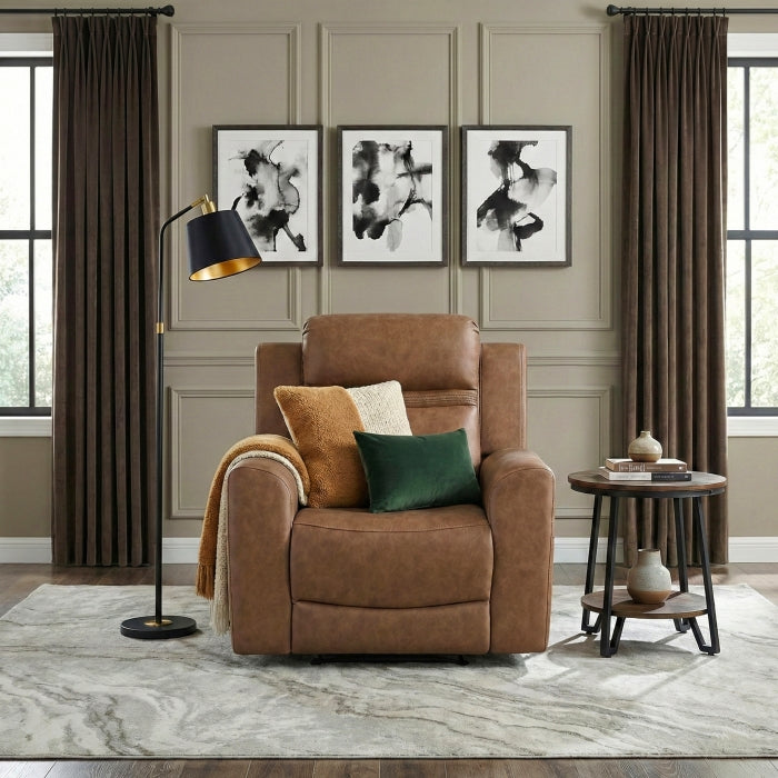 Hearth Brown Reclining Chair