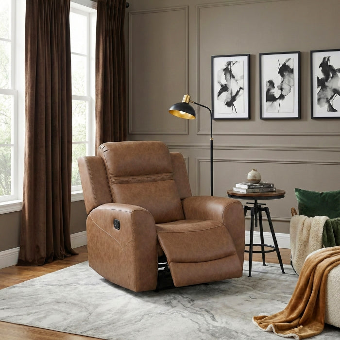 Hearth Brown Reclining Chair