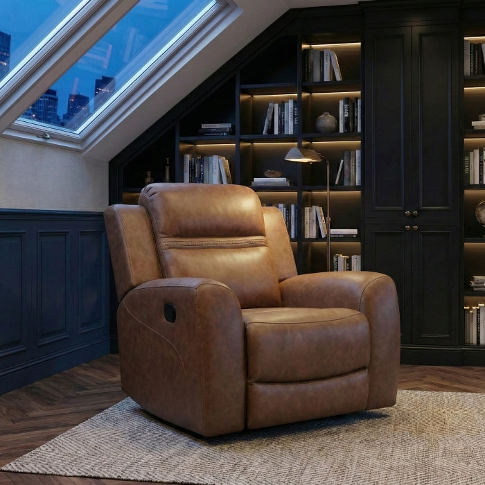 Hearth Brown Reclining Chair