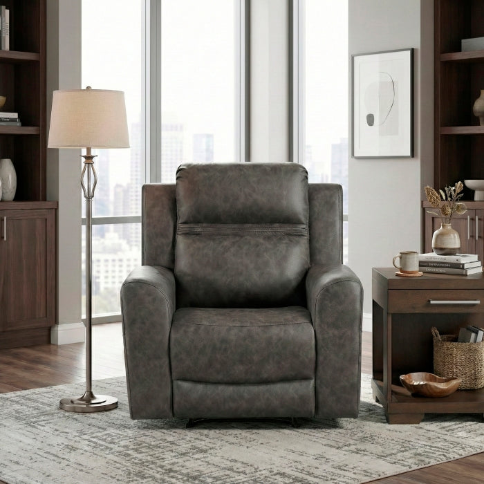 Hearth Gray Reclining Chair