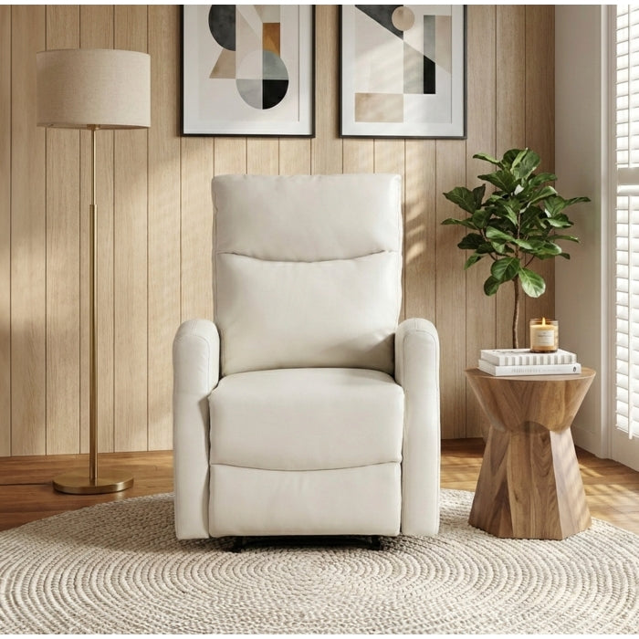 Heisley White Reclining Chair