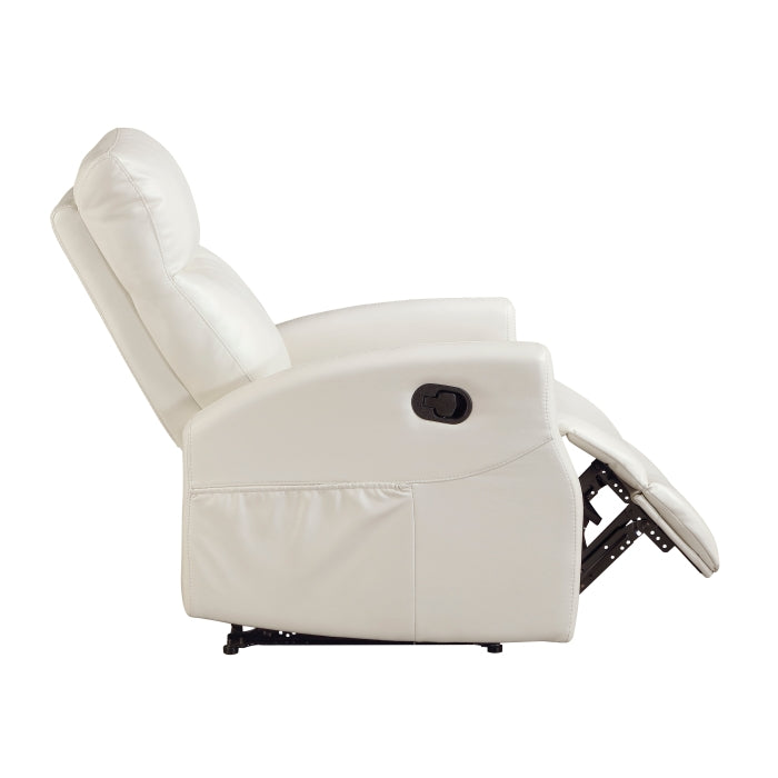 Heisley White Reclining Chair