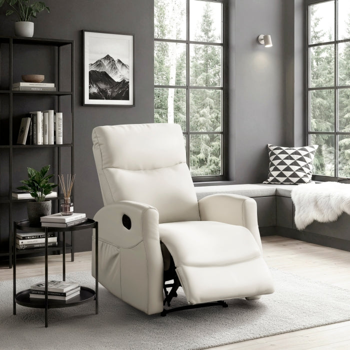 Heisley White Reclining Chair