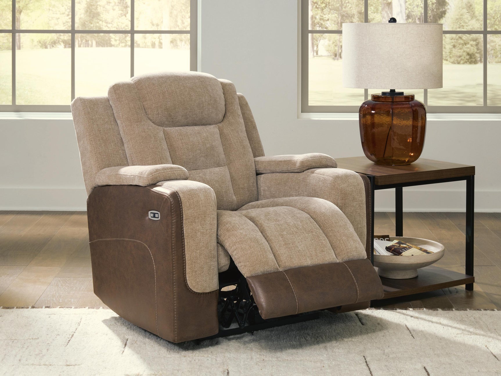 Mixed Motion Brownstone Power Recliner (Online Special Price)