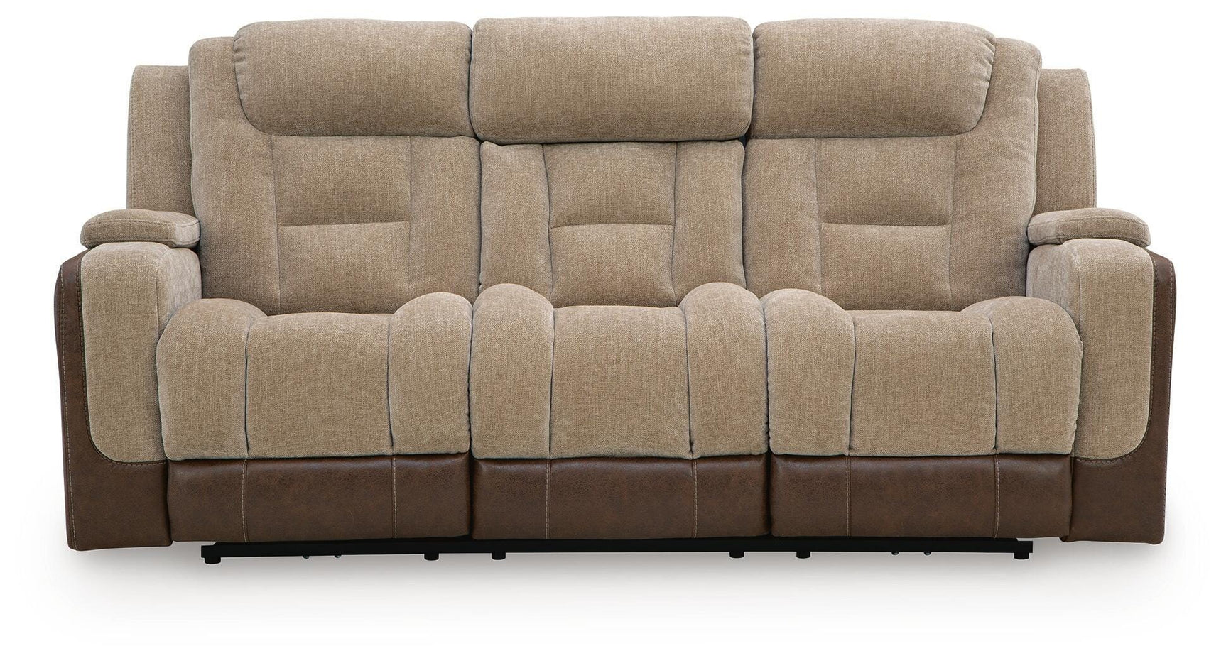 Mixed Motion Brownstone Power Reclining Sofa