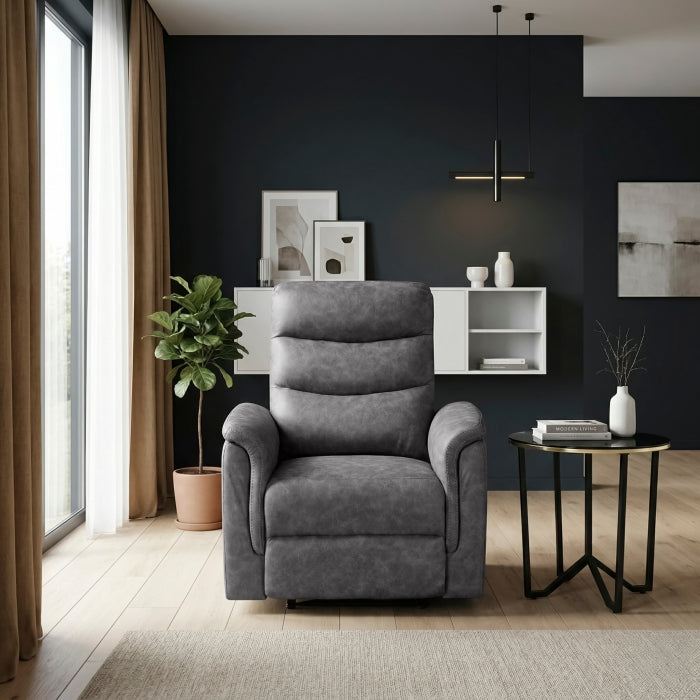 Metric Gray Reclining Chair