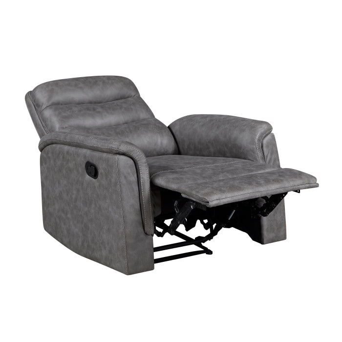 Metric Gray Reclining Chair