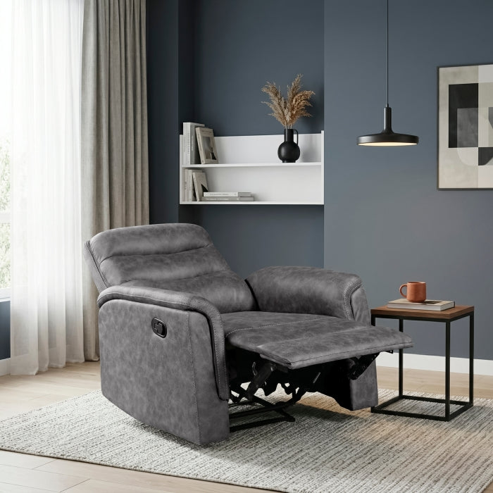 Metric Gray Reclining Chair