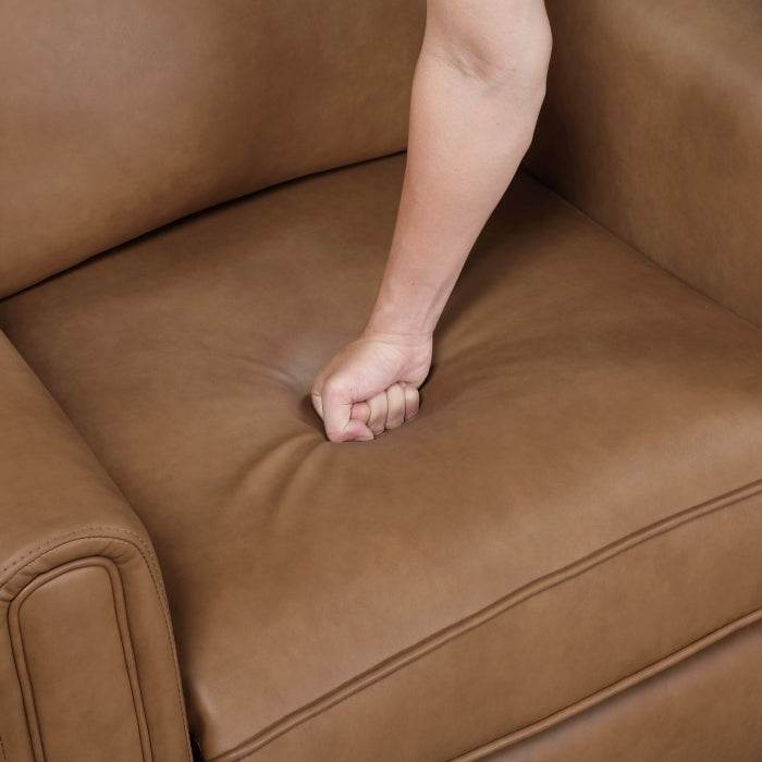 Equinox Brown Power Reclining Chair With Rounded Track Arms