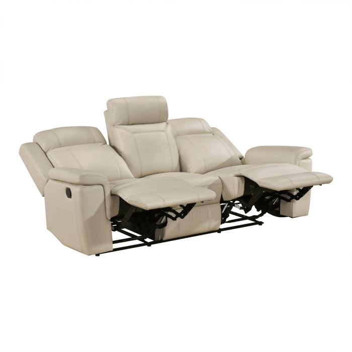 Nest Beige Double Reclining Sofa