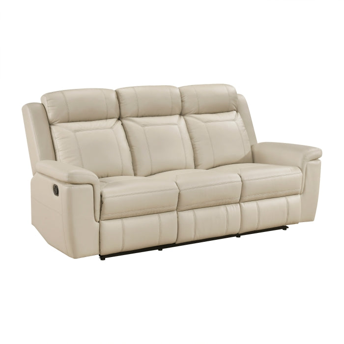 Nest Beige Double Reclining Sofa