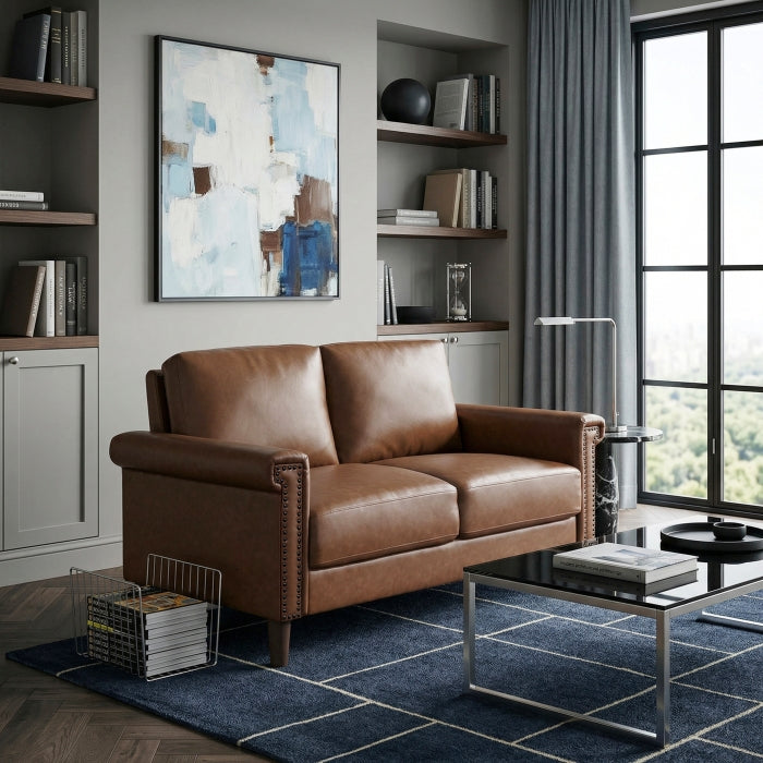 Heritage Brown Loveseat