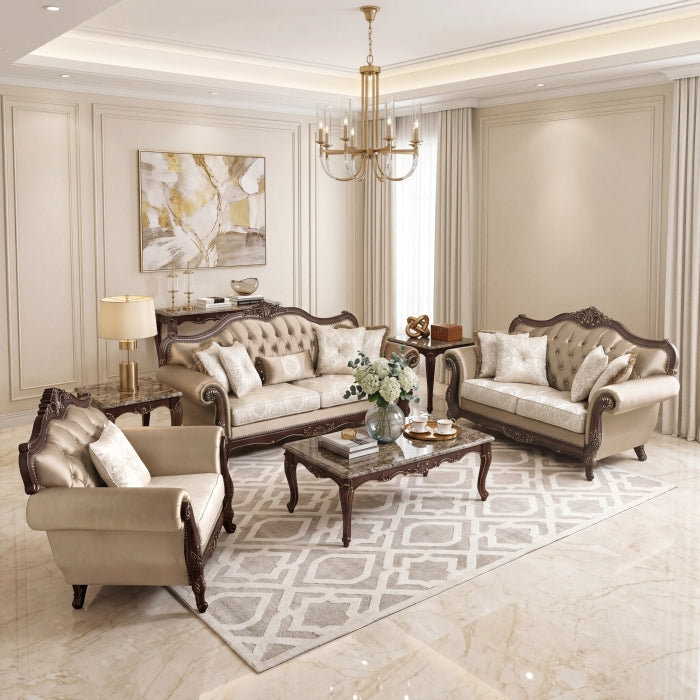 Regal White Sofa