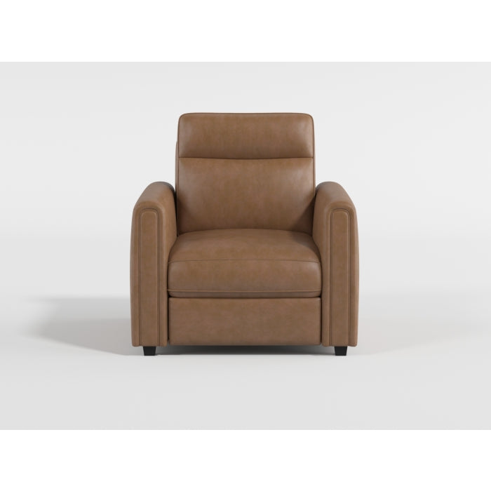 Equinox Brown Power Reclining Chair With Rounded Track Arms