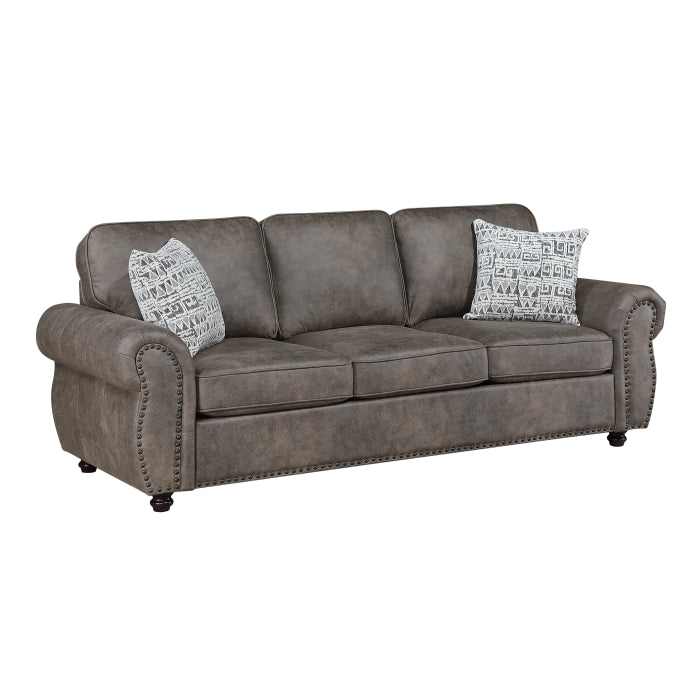 Pinnacle Brown Sofa