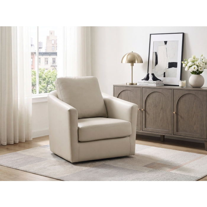 Vantage Beige Swivel Chair