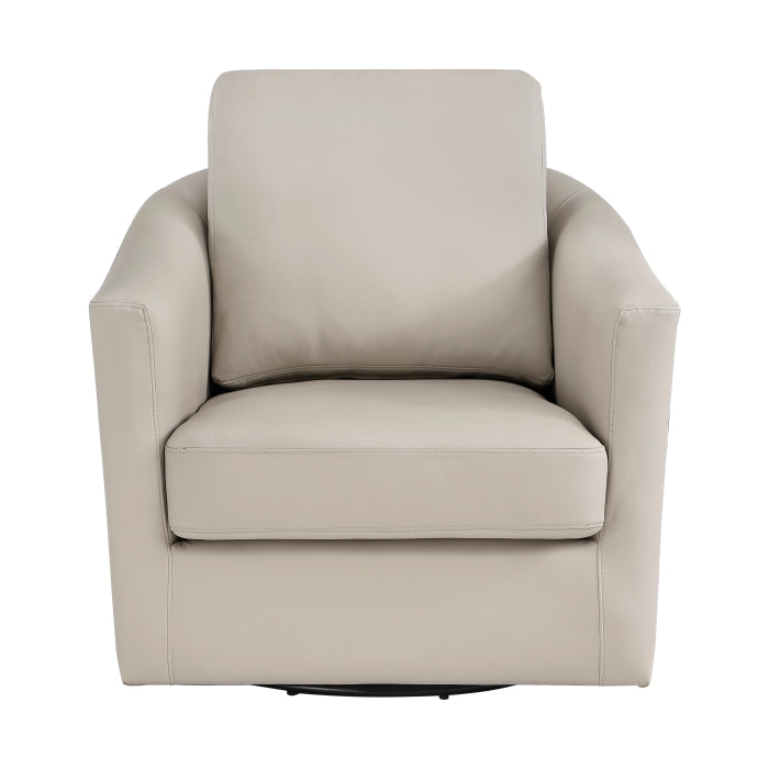 Vantage Beige Swivel Chair