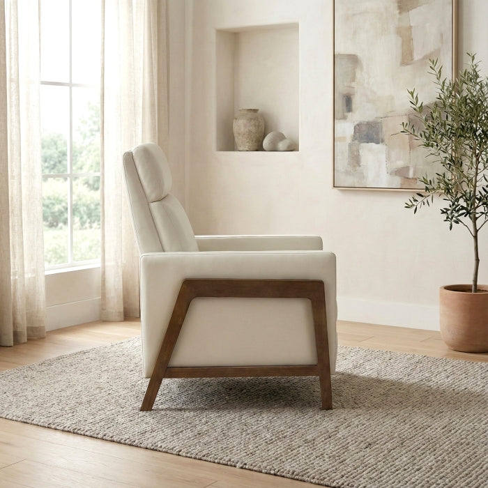 Verve Beige Push Back Reclining Chair